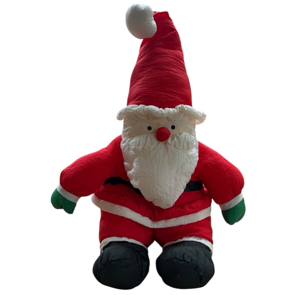 Dept 56 SANTA‎ CLAUS 18" Parachute Plush Vintage